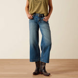Ariat Women's Perfect Rise Jazmine Wide Leg Crop Jeans