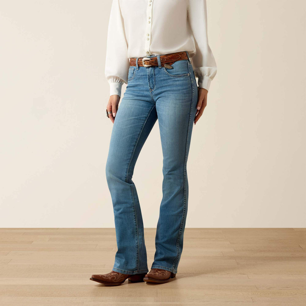 Ariat Women's High Rise Lorena Boot Cut Jeans