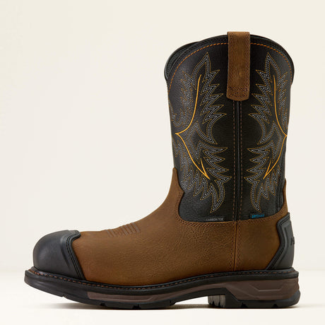 Ariat Men's WorkHog XT Waterproof Wide Square Toe Carbon Toe Work Boot