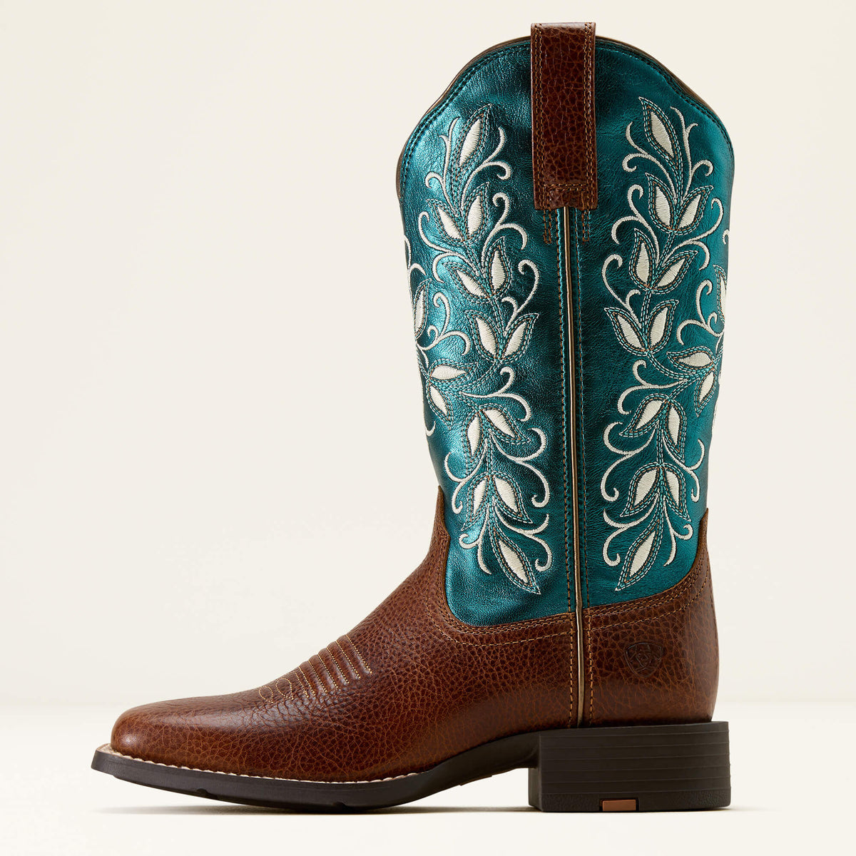 Ariat Women's Round Up Holly Wide Square Toe Western Boot