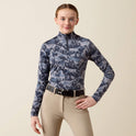 Ariat Youth LunaVeil 1/4 Zip Long Sleeve Baselayer - Polar Coincide Print