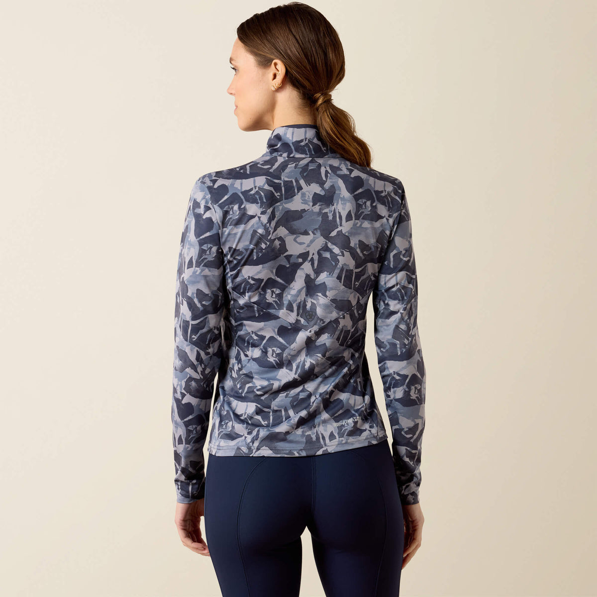 Ariat Women's Lunaveil 1/2 Zip Baselayer - Polar Coincide Print