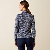 Ariat Women's Lunaveil 1/2 Zip Baselayer - Polar Coincide Print