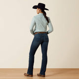 Ariat Women's Mid Rise Luisa Boot Cut Jeans