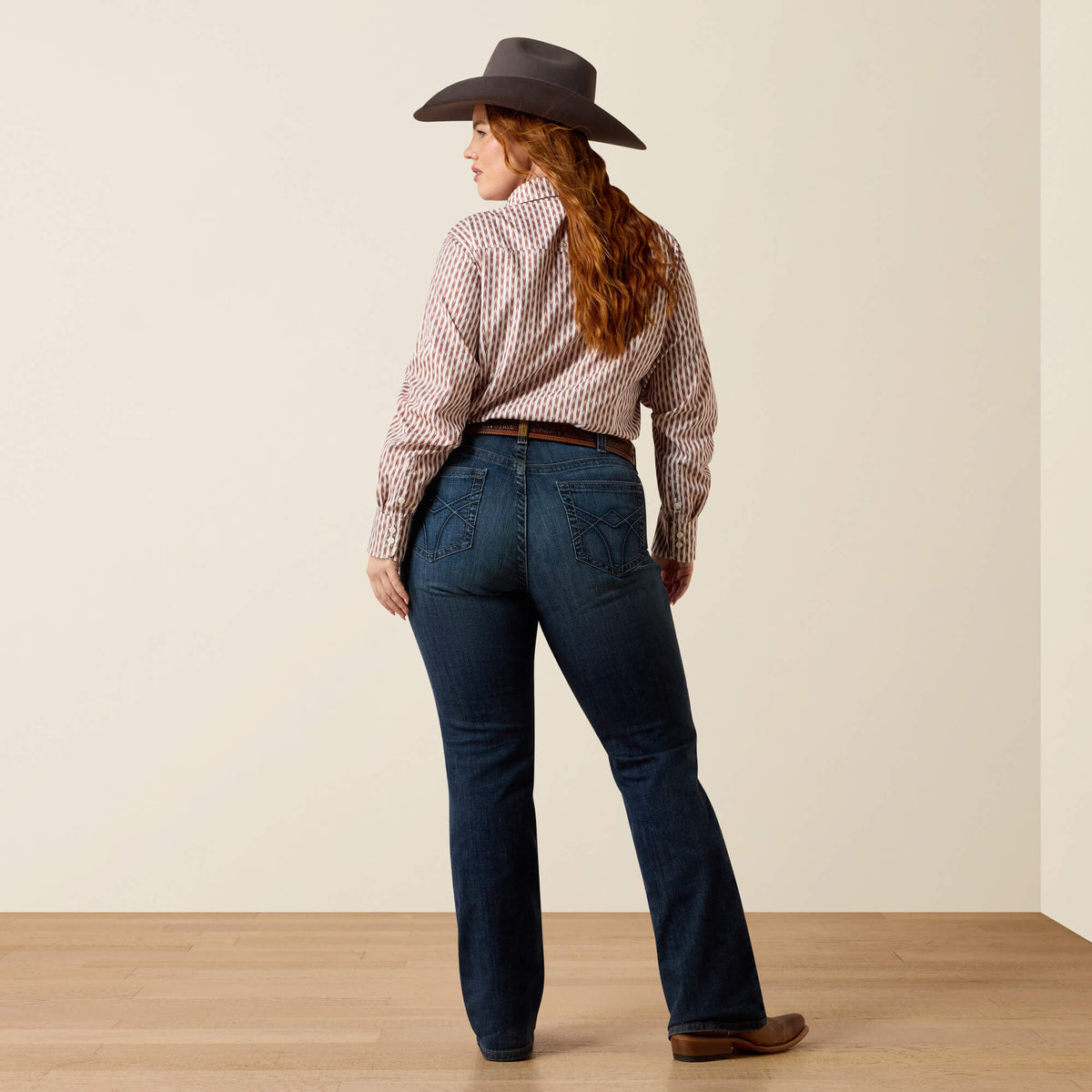 Ariat Women's Mid Rise Luisa Boot Cut Jeans