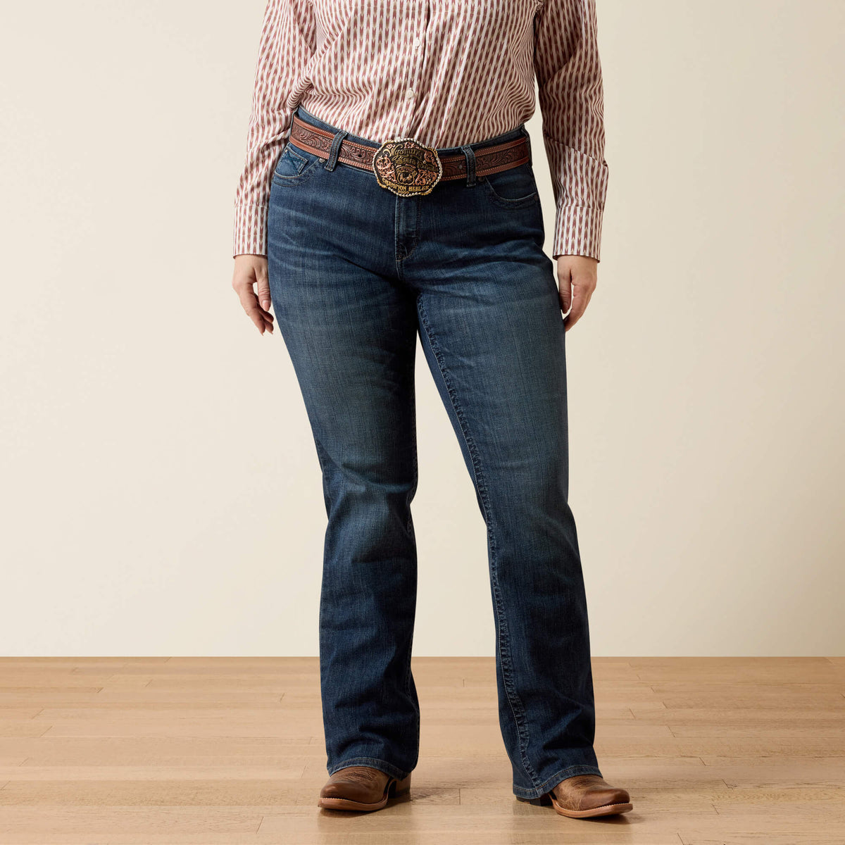 Ariat Women's Mid Rise Luisa Boot Cut Jeans