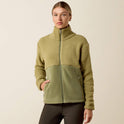 Ariat Women's Laviolette Full Zip Sweatshirt - Oil Green