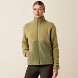 Ariat Women's Laviolette Full Zip Sweatshirt - Oil Green