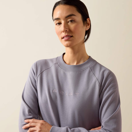 Ariat Women's Martine Sweatshirt - Quicksilver
