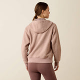 Ariat Women's Orinda 1/2 Zip Sherpa Fleece Hoodie - Sphinx