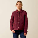 Ariat Women's Woodgate Quilted Jacket - Windsor Wine