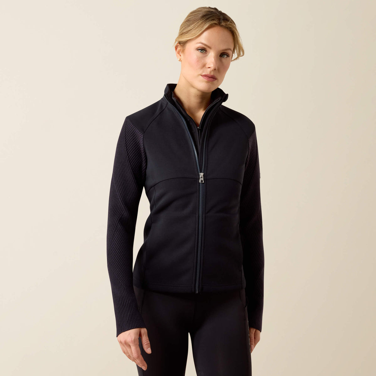 Ariat Women's Skadi Full Zip Tech Fleece Jacket - Show Navy