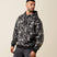 Ariat Men's Rebar Graphic Hoodie - Heather Grey/Deep Ultramarine - Camo/Grey