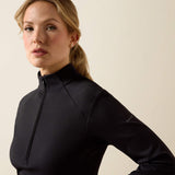 Ariat Women's Avail 1/2 Zip Long Sleeve Baselayer - Black
