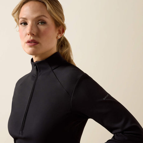 Ariat Women's Avail 1/2 Zip Long Sleeve Baselayer - Black