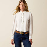 Ariat Women's Cricklade Blouse - White