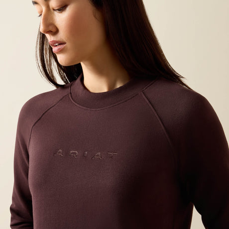 Ariat Women's Martine Sweatshirt - Chocolate Plum