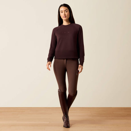 Ariat Women's Martine Sweatshirt - Chocolate Plum