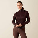 Ariat Women's Team EQ 1/2 Zip Pullover - Chocolate Plum