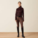 Ariat Women's Team EQ 1/2 Zip Pullover - Chocolate Plum