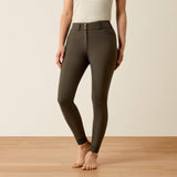 Ariat Women's Tri Factor Frost 2.0 Full Seat Breeches - Earth