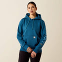 Ariat Women's Rebar Workman Graphic Hoodie - Deep Dive/Storm Blue