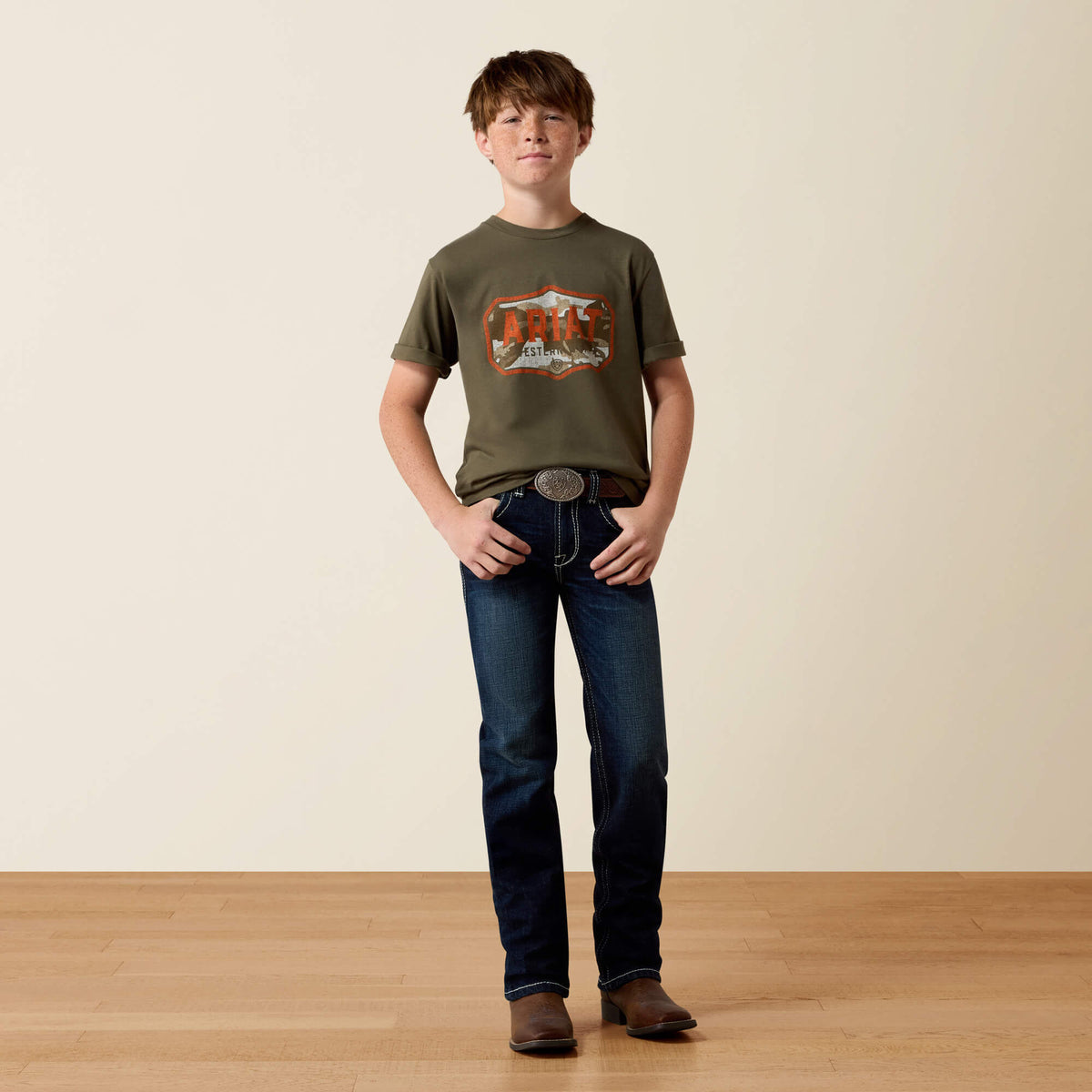 Ariat Kids' Ariat Wild Creek Camo T-Shirt