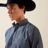 Ariat Men's Team Logo Twill Fitted Shirt