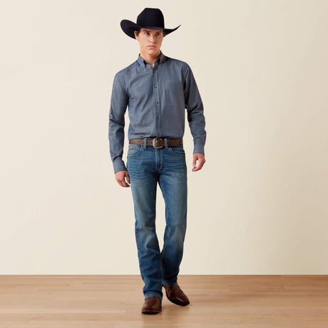 Ariat Men's Team Logo Twill Fitted Shirt