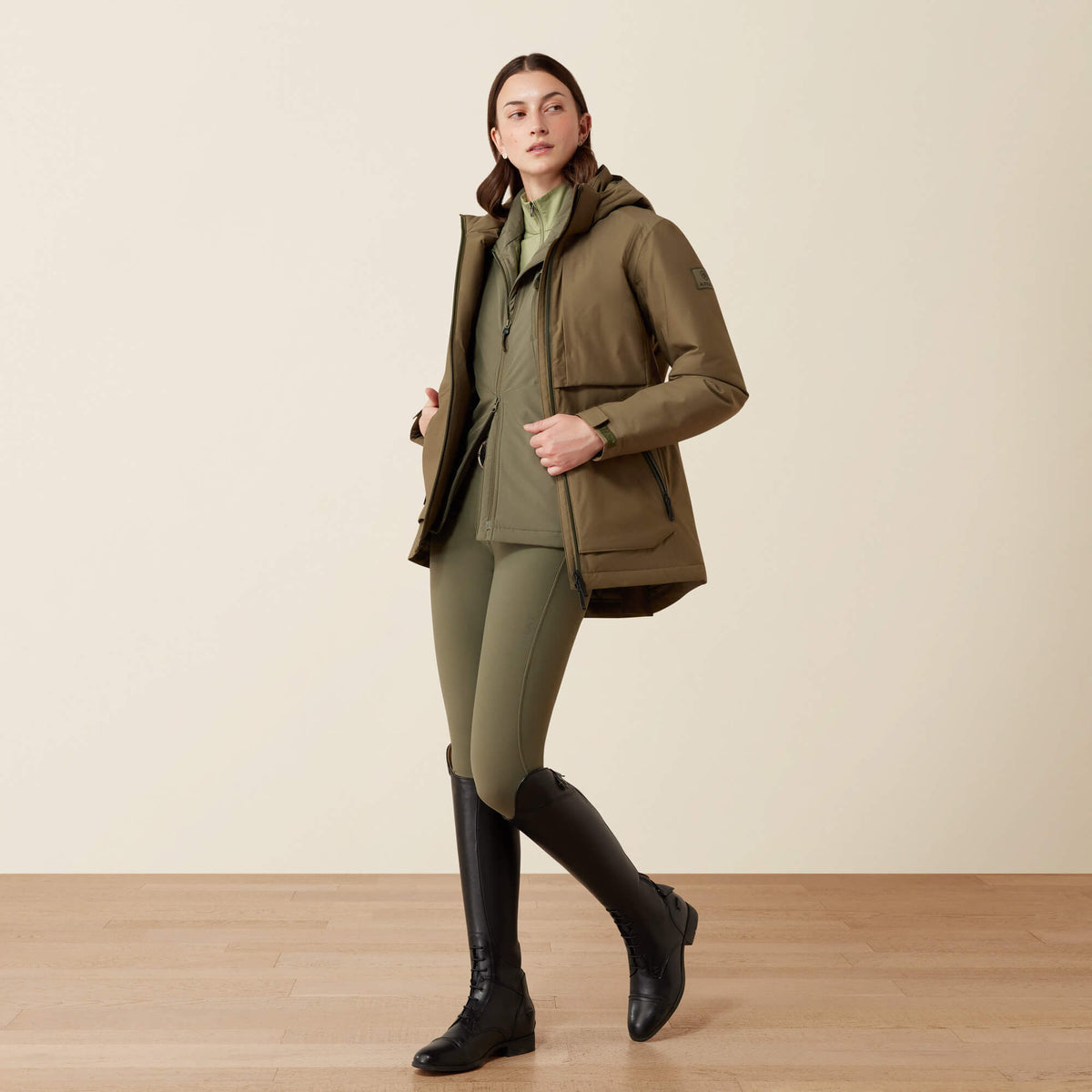 Ariat Women's Outer Banks Waterproof Jacket - Kalamata