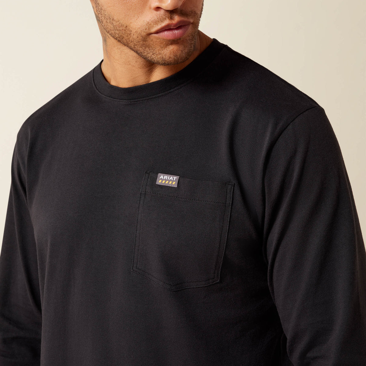Ariat Men's Rebar Cotton Strong Eagle Skull Long Sleeve T-Shirt