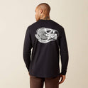 Ariat Men's Rebar Cotton Strong Eagle Skull Long Sleeve T-Shirt