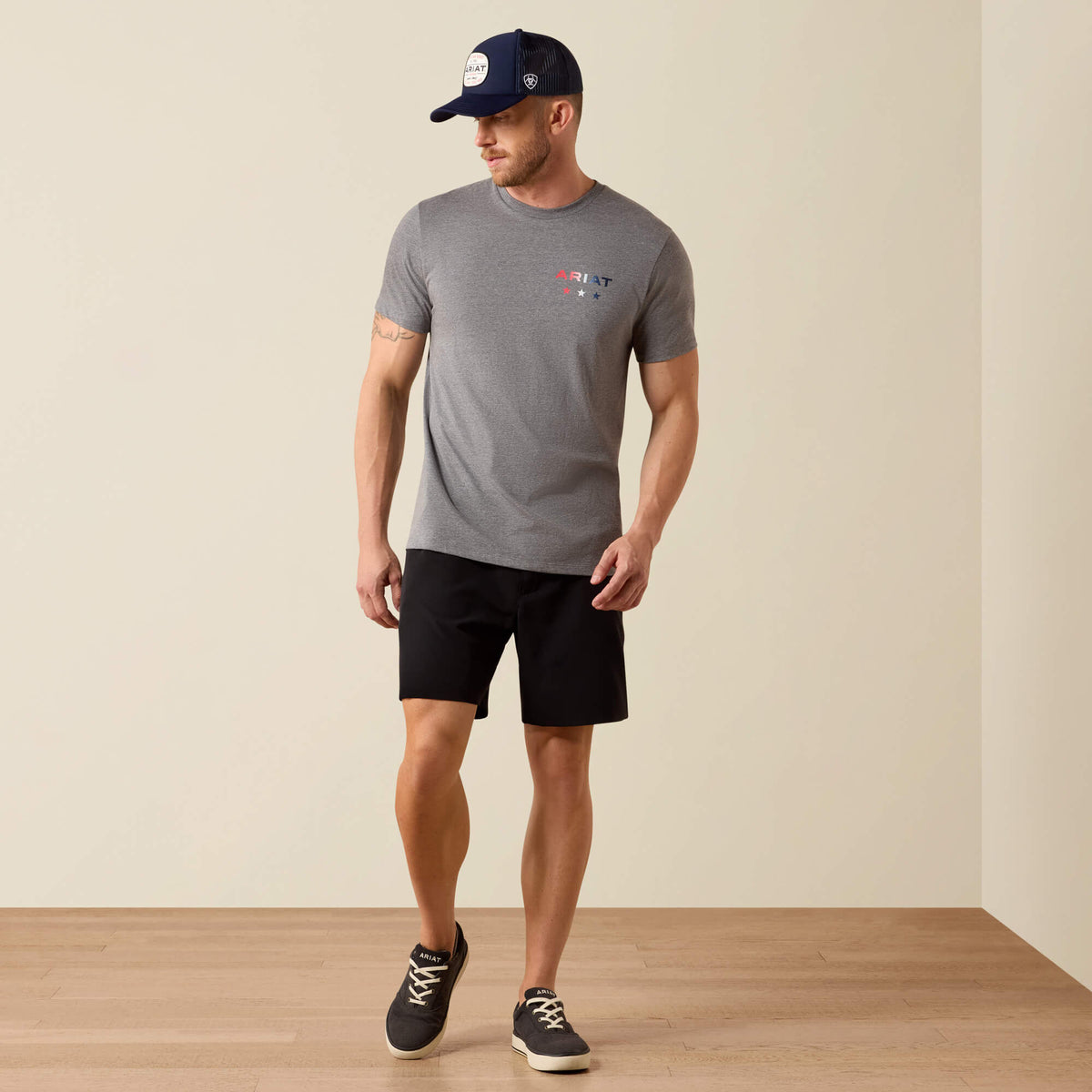 Ariat Men's Ariat USA Pat Badge T-Shirt