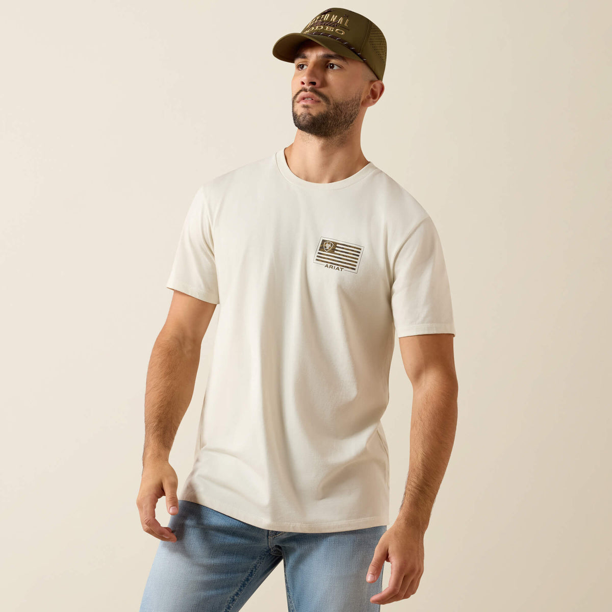 Ariat Men's Ariat Buckle Flag Patriot T-Shirt
