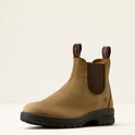 Ariat Women's Cooper Distressed Leather Chelsea Boots - Natural Taupe