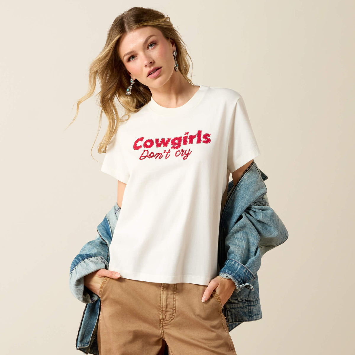 Ariat Women's Cowgirls Don't Cry T-Shirt