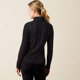 Ariat Women's Lunaveil 1/2 Zip Baselayer - Black