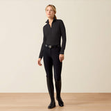Ariat Women's Lunaveil 1/2 Zip Baselayer - Black
