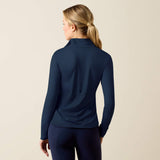 Ariat Women's Lunaveil 1/2 Zip Baselayer - Navy