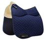Stuebben Streamline Adjuster Lambswool Dressage Pad #colour_blue