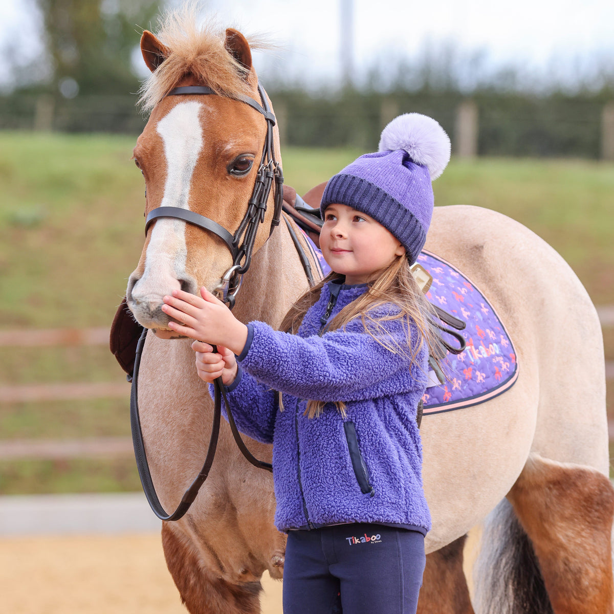 Bonnet à pompon pour enfants Shires Tikaboo