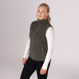 Shires Aubrion Core Ladies Fleece Gilet #colour_green