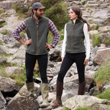 Shires Aubrion Core Ladies Fleece Gilet #colour_green