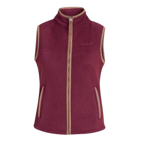 Shires Aubrion Core Men's Fleece Gilet #colour_maroon