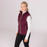 Shires Aubrion Core Ladies Fleece Gilet #colour_maroon