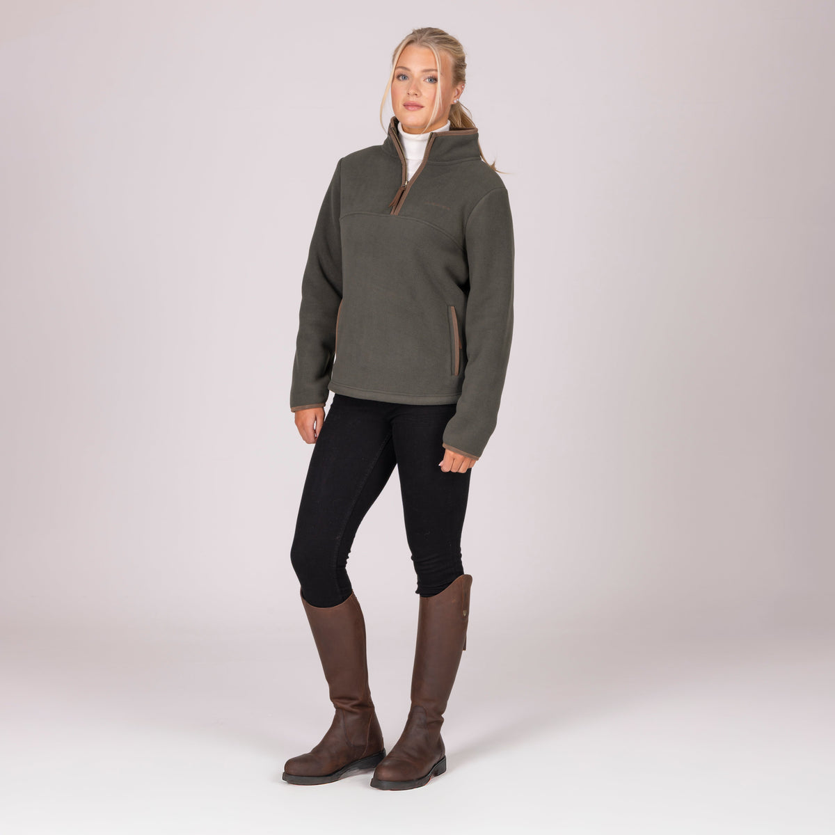 Shires Aubrion Core Ladies Half Zip Fleece