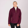 Shires Aubrion Core Ladies Half Zip Fleece #colour_maroon