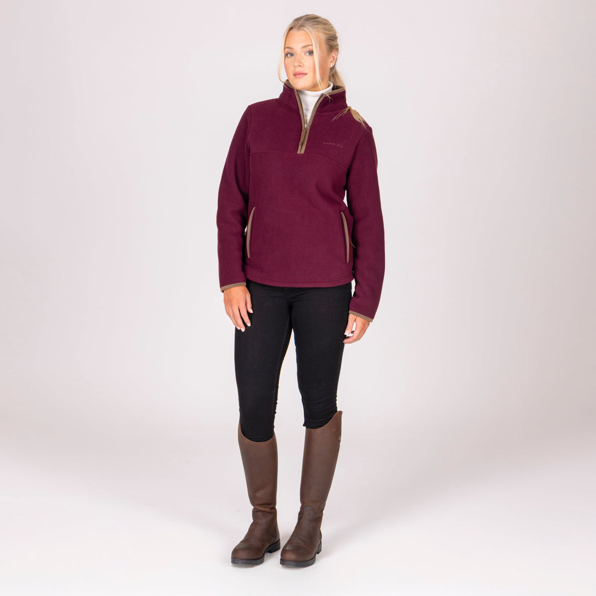 Shires Aubrion Core Ladies Half Zip Fleece