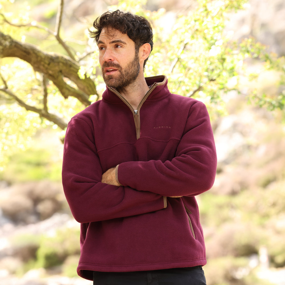 Shires Aubrion Core Men's Half Zip Fleece