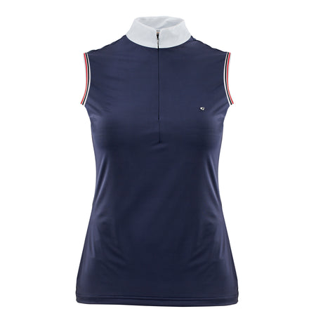 Shires Aubrion Arcaster Young Rider Sleeveless Shirt #colour_navy